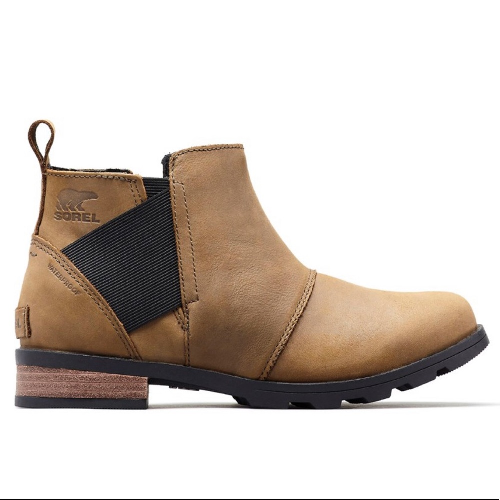 Sorel Emelie Chelsea Boot Major/Black Size 8